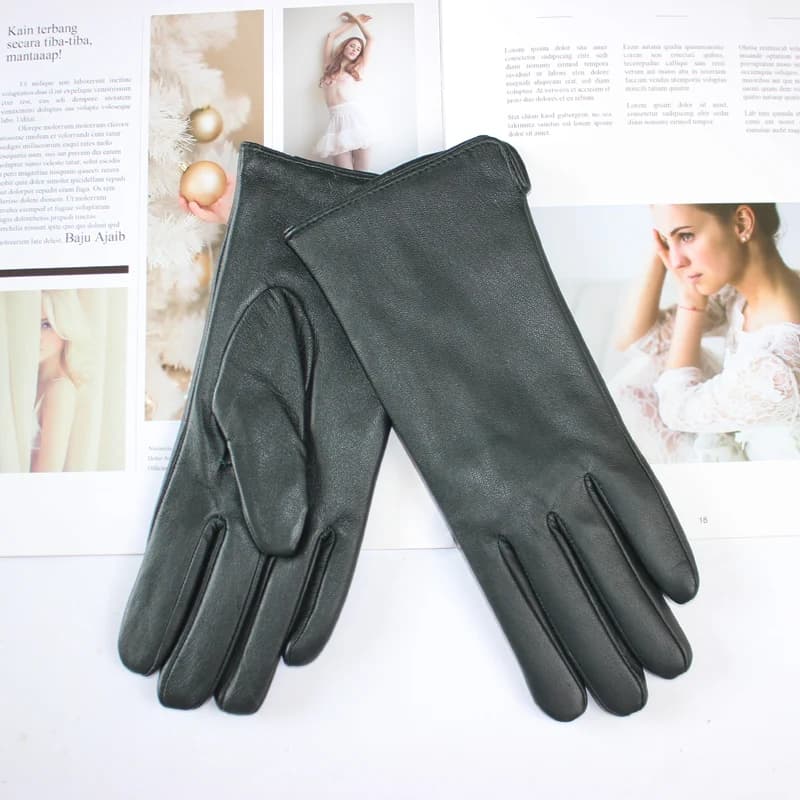 gants cuir élégants
