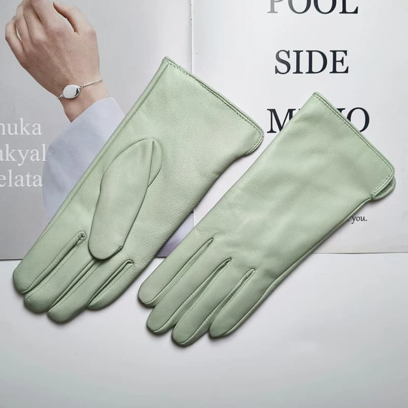 gant vert émeraude